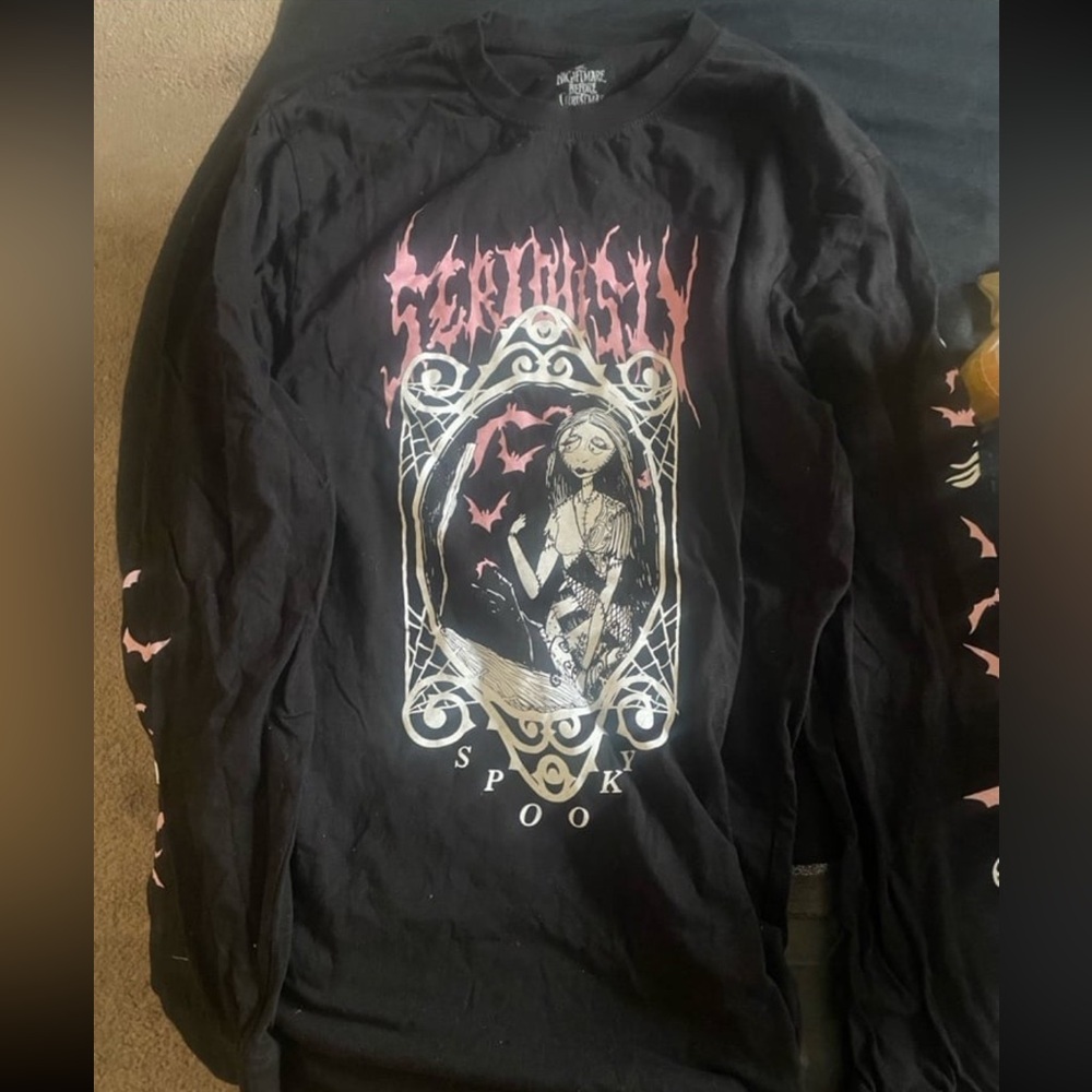 The Nightmare Before Christmas Seriously Sally Long Sleeve T-Shirt (ReAd DeSc)
